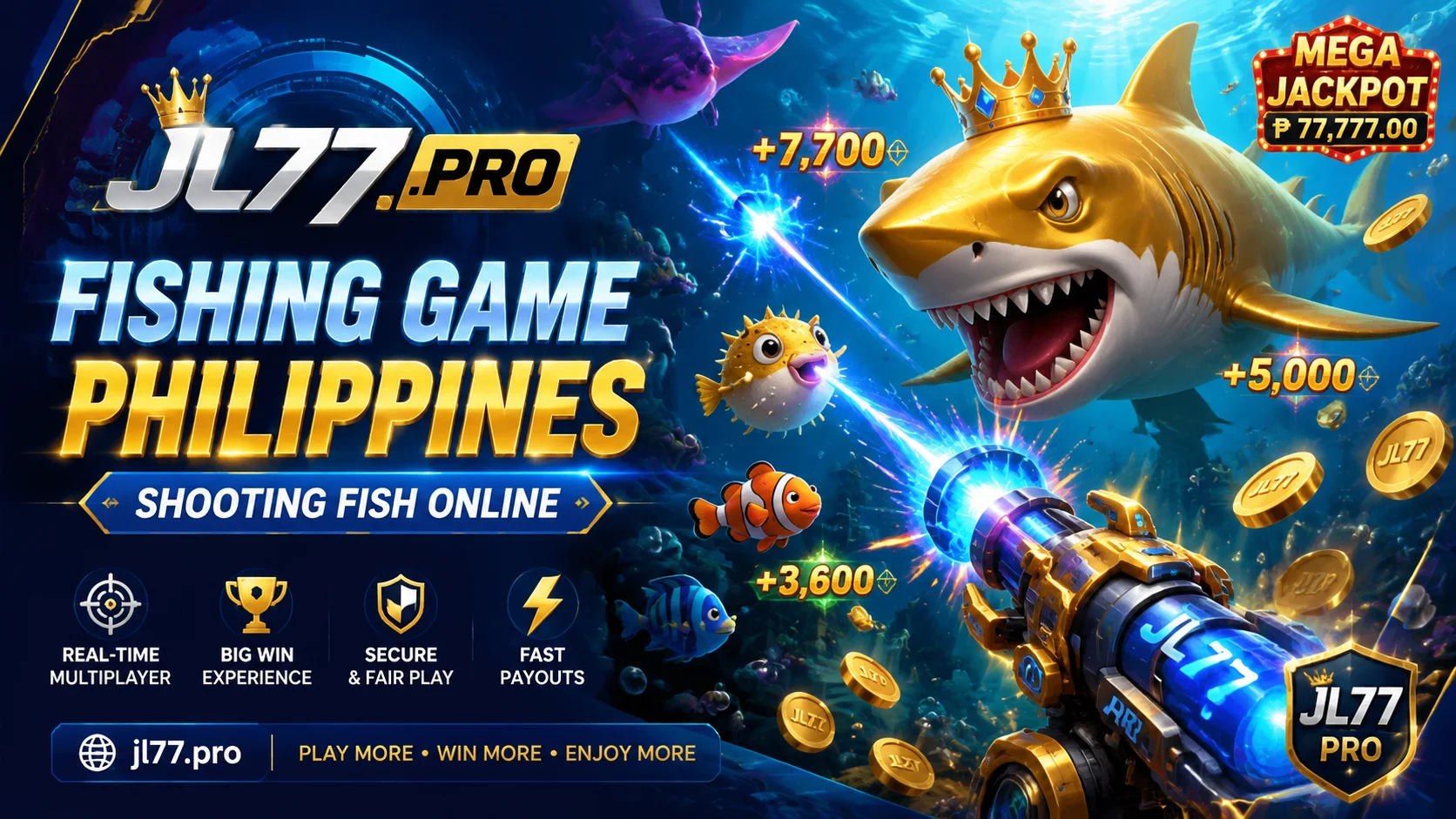 JL77 Fishing Games banner 2
